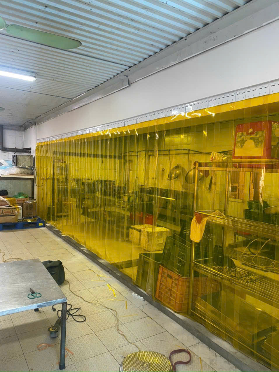 Dự án màn nhựa vàng nhà máy thực phẩm